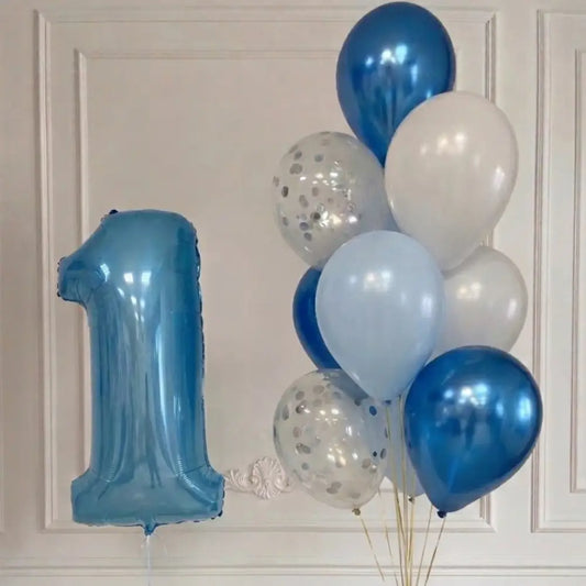 Globos de helio para cumpleaños 1 número