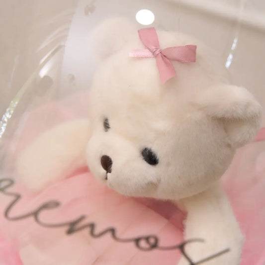 Regalo personalizado con peluche tutú y globo