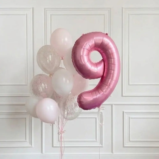 Globos de helio para cumpleaños 1 número